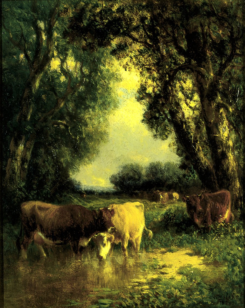 Egy csendes kuckó, 1885. alkotó: William Hart