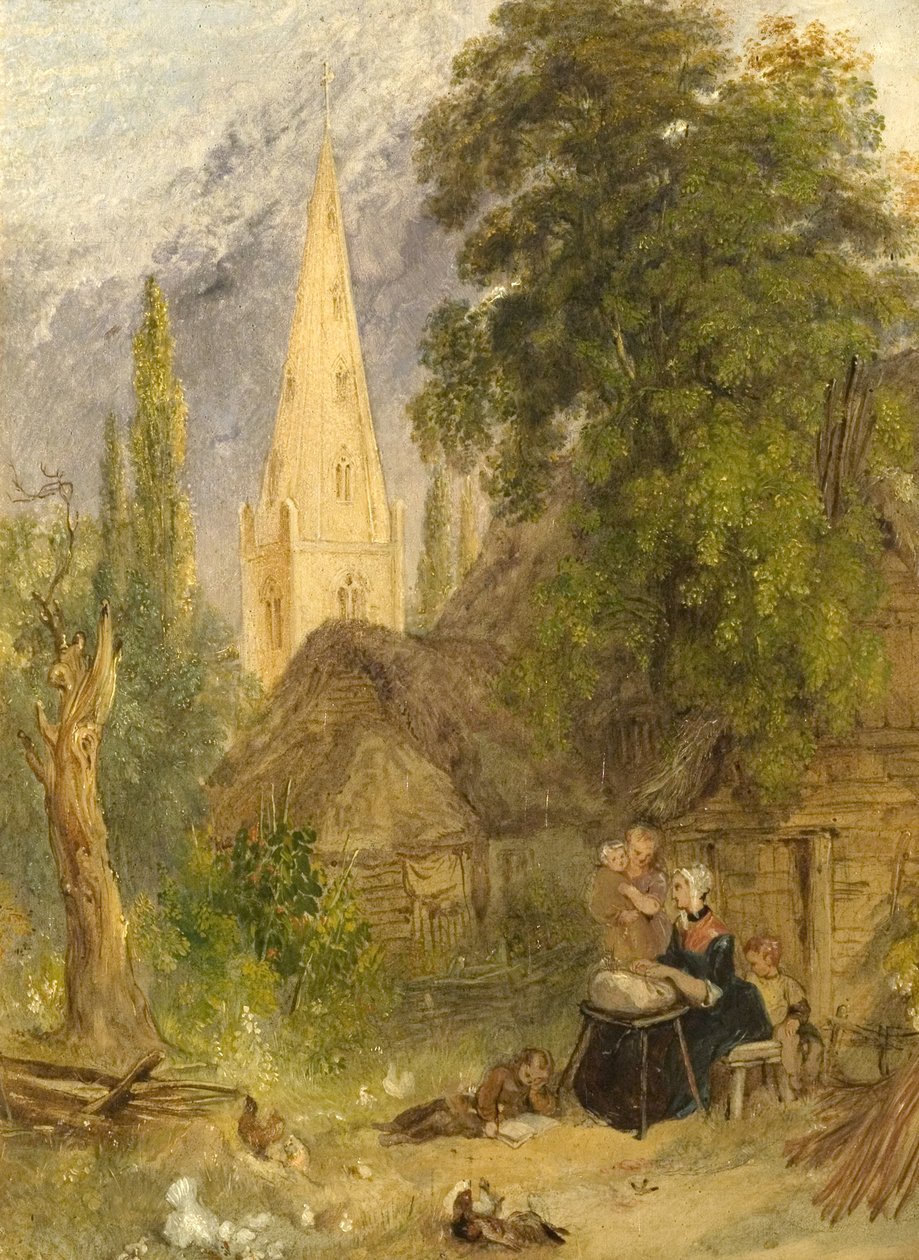 Víkendházak Olney-ban, Buckinghamshire-ben alkotó: William Harvey