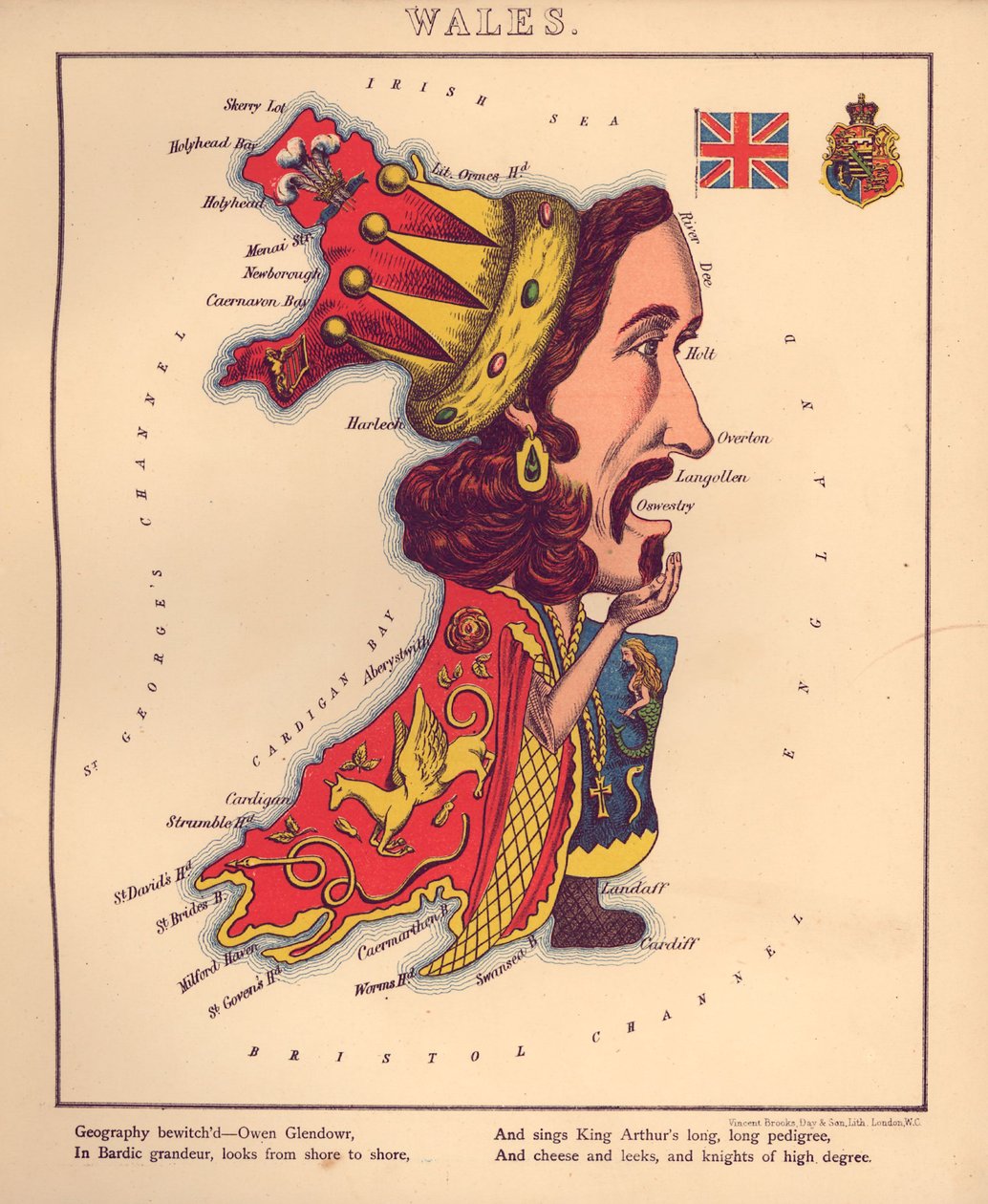 Földrajzi móka - különböző országok humoros vázlatai, bevezetéssel és leíró sorokkal LOC 84675540-8 alkotó: William Harvey