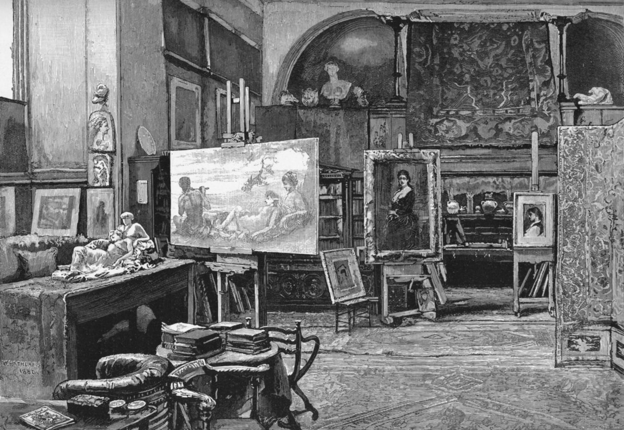 A stúdió, 1896 alkotó: William Hatherell