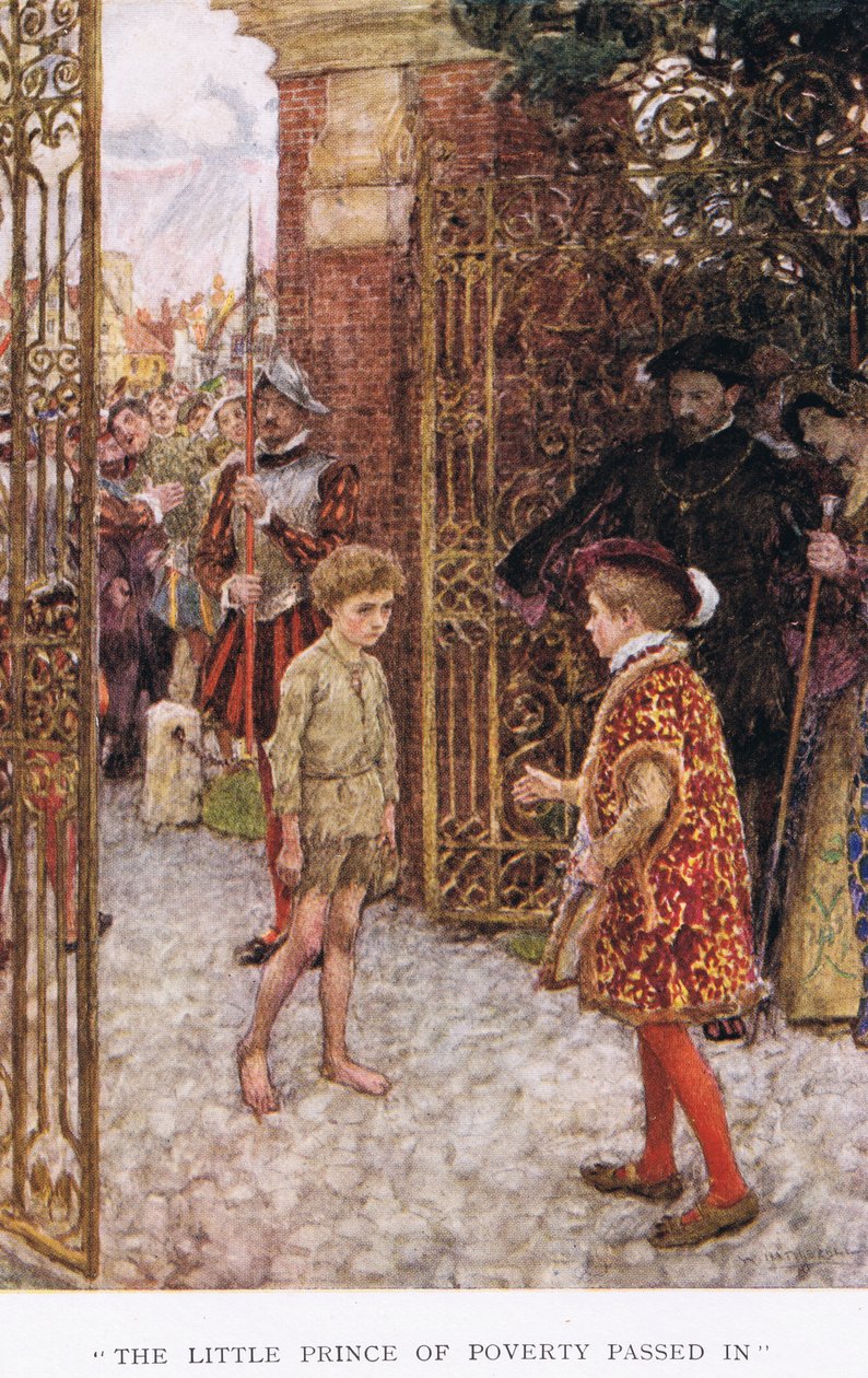 "A szegénység kis hercege bement" alkotó: William Hatherell