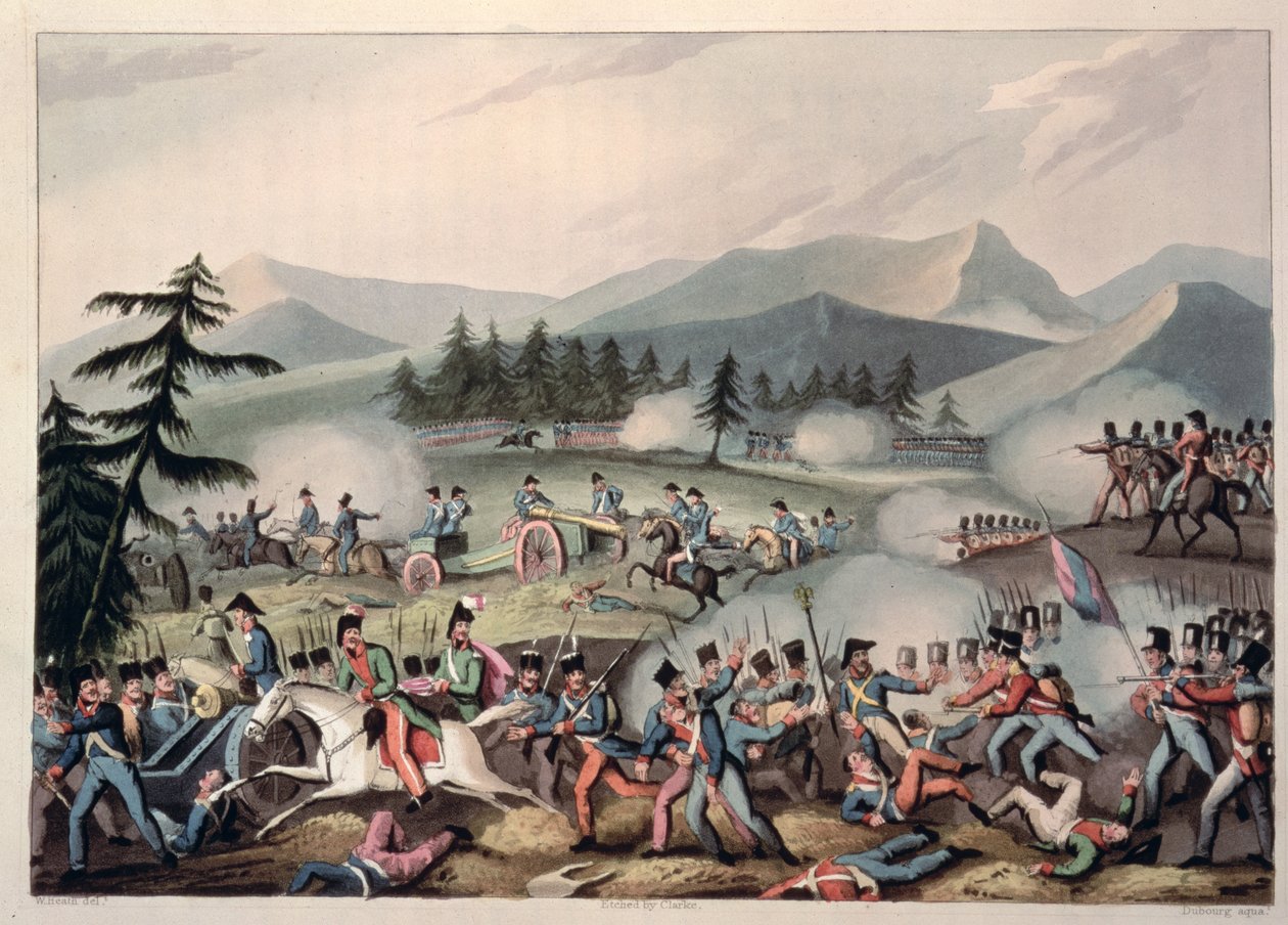 Barrosa-i csata, 1811. március 5., I. Clarke metszet, M. Dubourg akvatinta, 1811 (akvatinta) alkotó: William Heath
