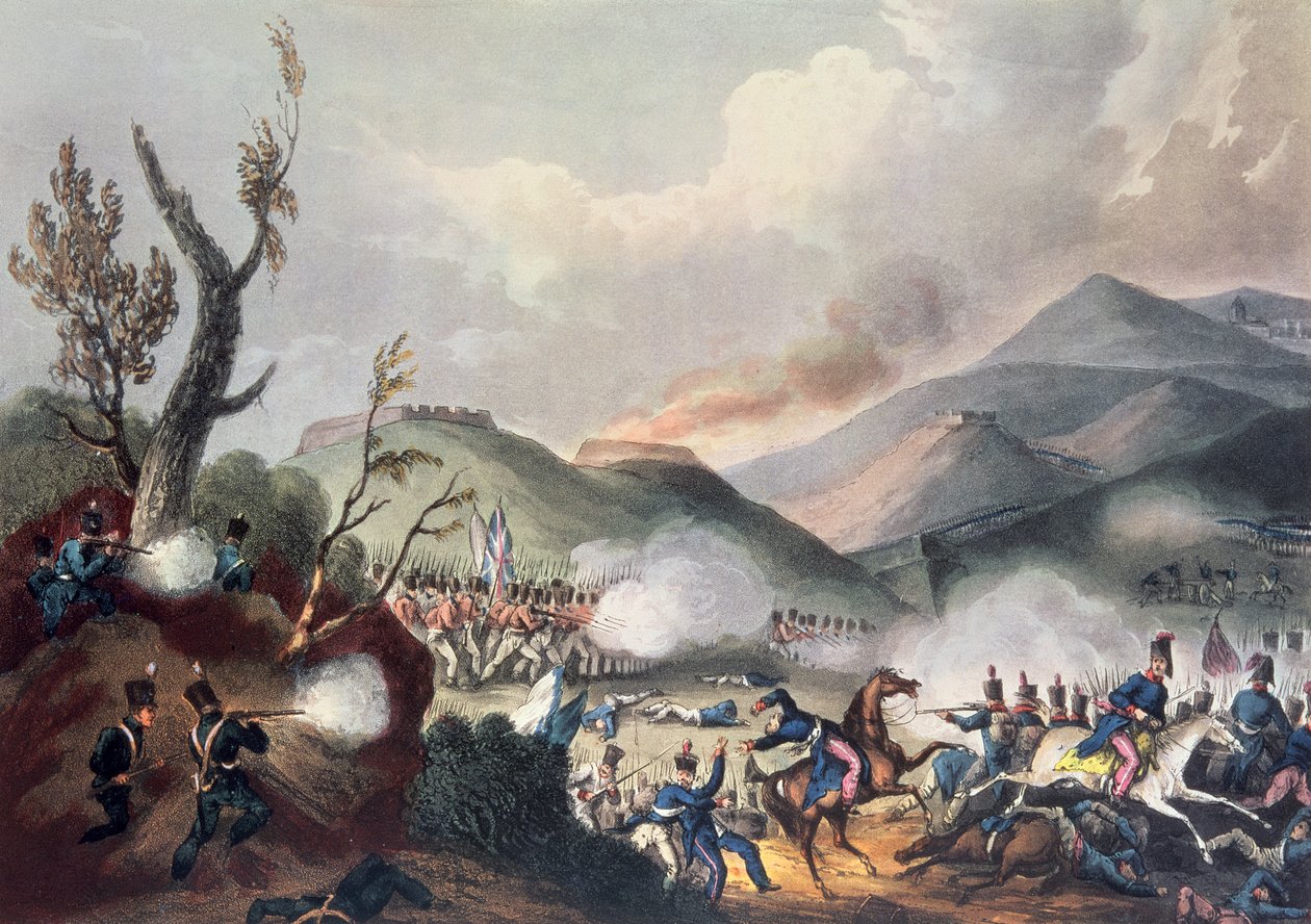 Busacói csata, 1810. szeptember 27., vésette Thomas Sutherland (sz. e. 1785) alkotó: William Heath