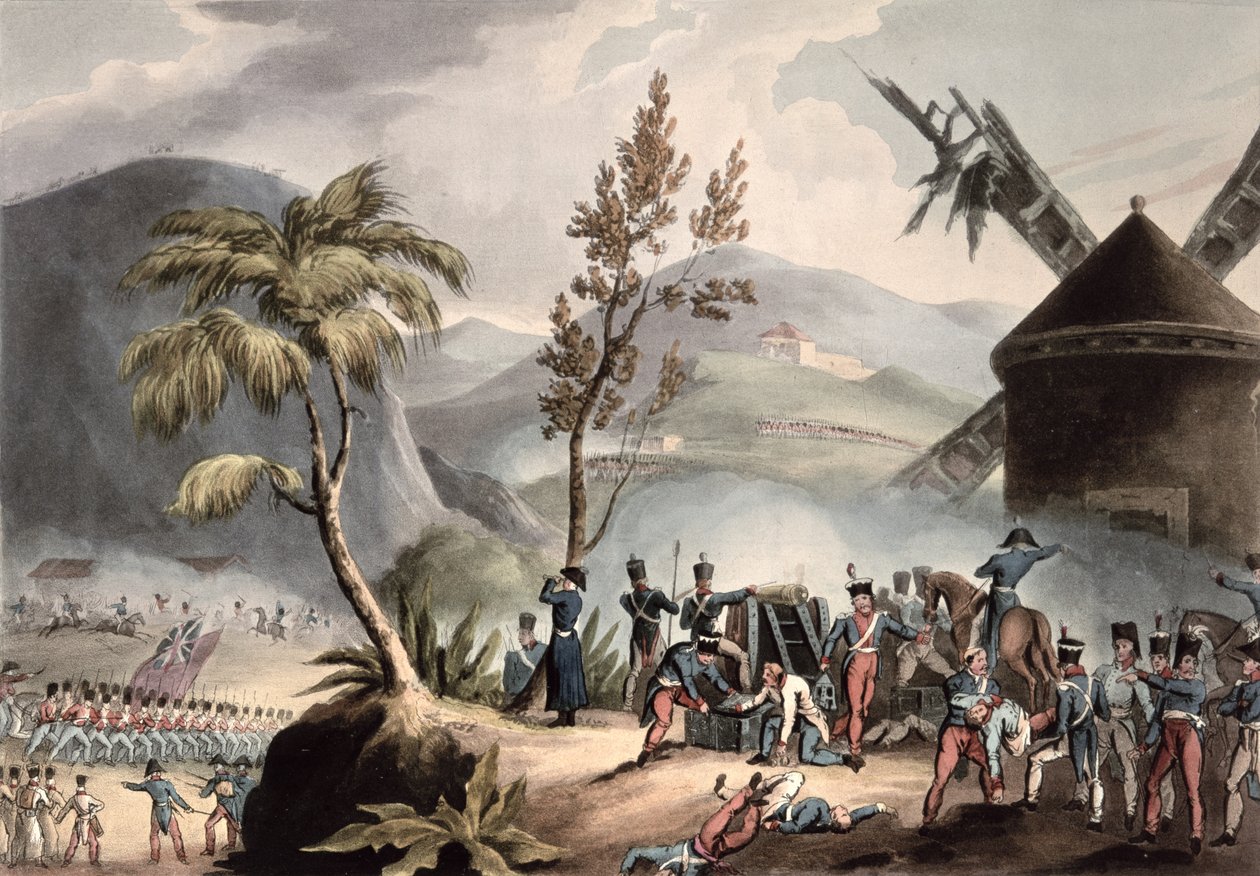 Roleia csata, 1808. augusztus 17., vésette Thomas Sutherland (sz. 1785) (akvatinta) alkotó: William Heath