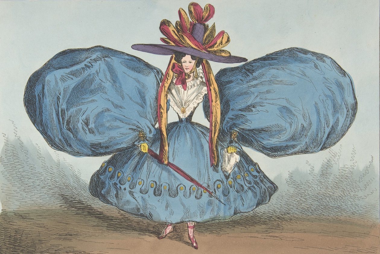 Modern Oddities, P. Pry Esq., 1. tábla: The Sleeves Curiously Cut, Ay There