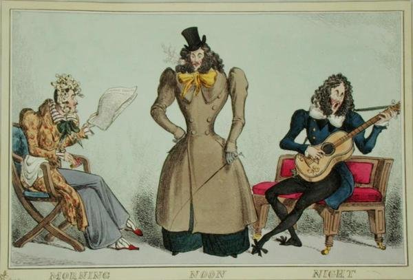 Reggel, dél és éjszaka, kiadó: Thomas McLean alkotó: William Heath