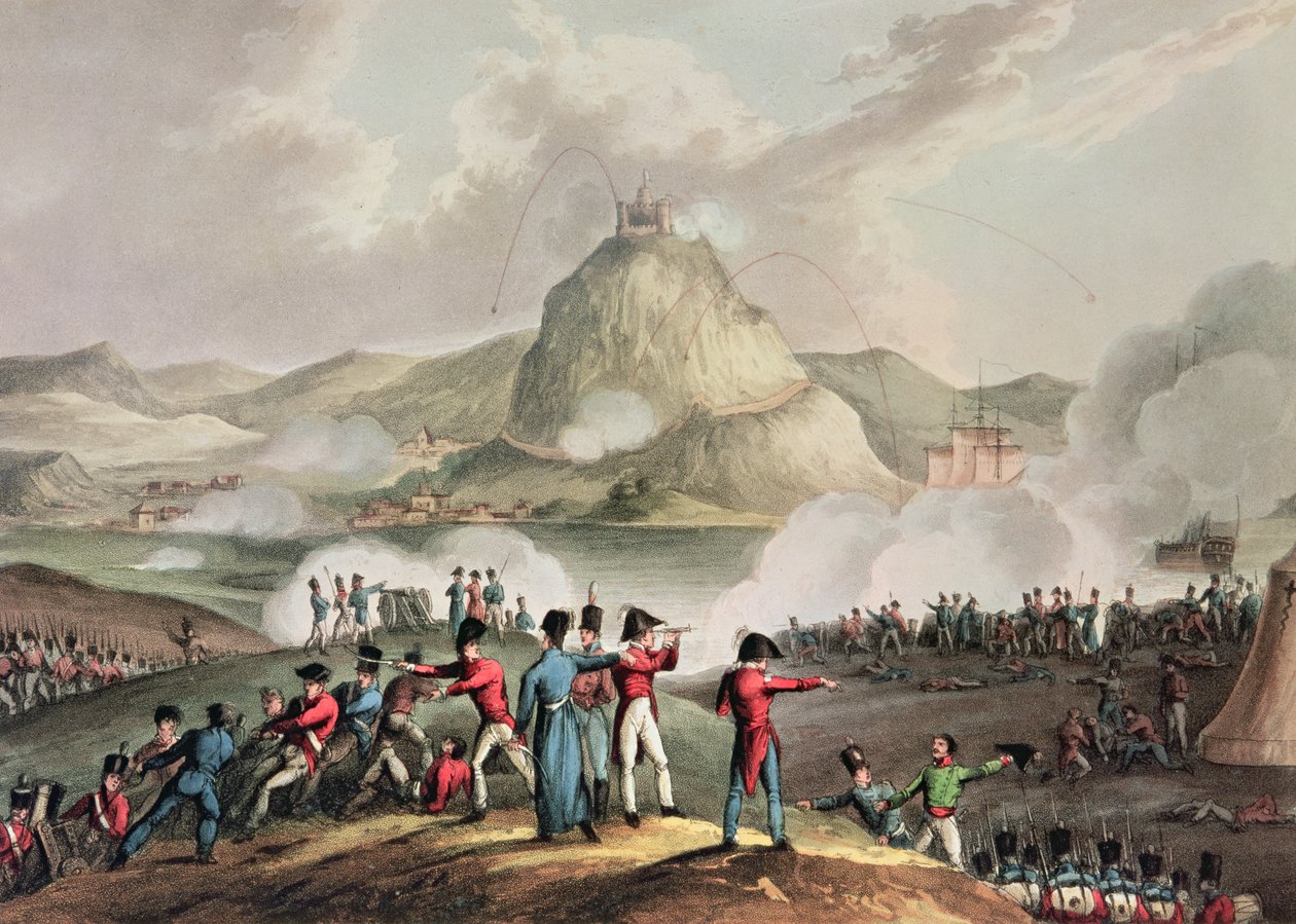 San Sebastian ostroma, 1813. július, vésette Thomas Sutherland (sz. 1785) alkotó: William Heath