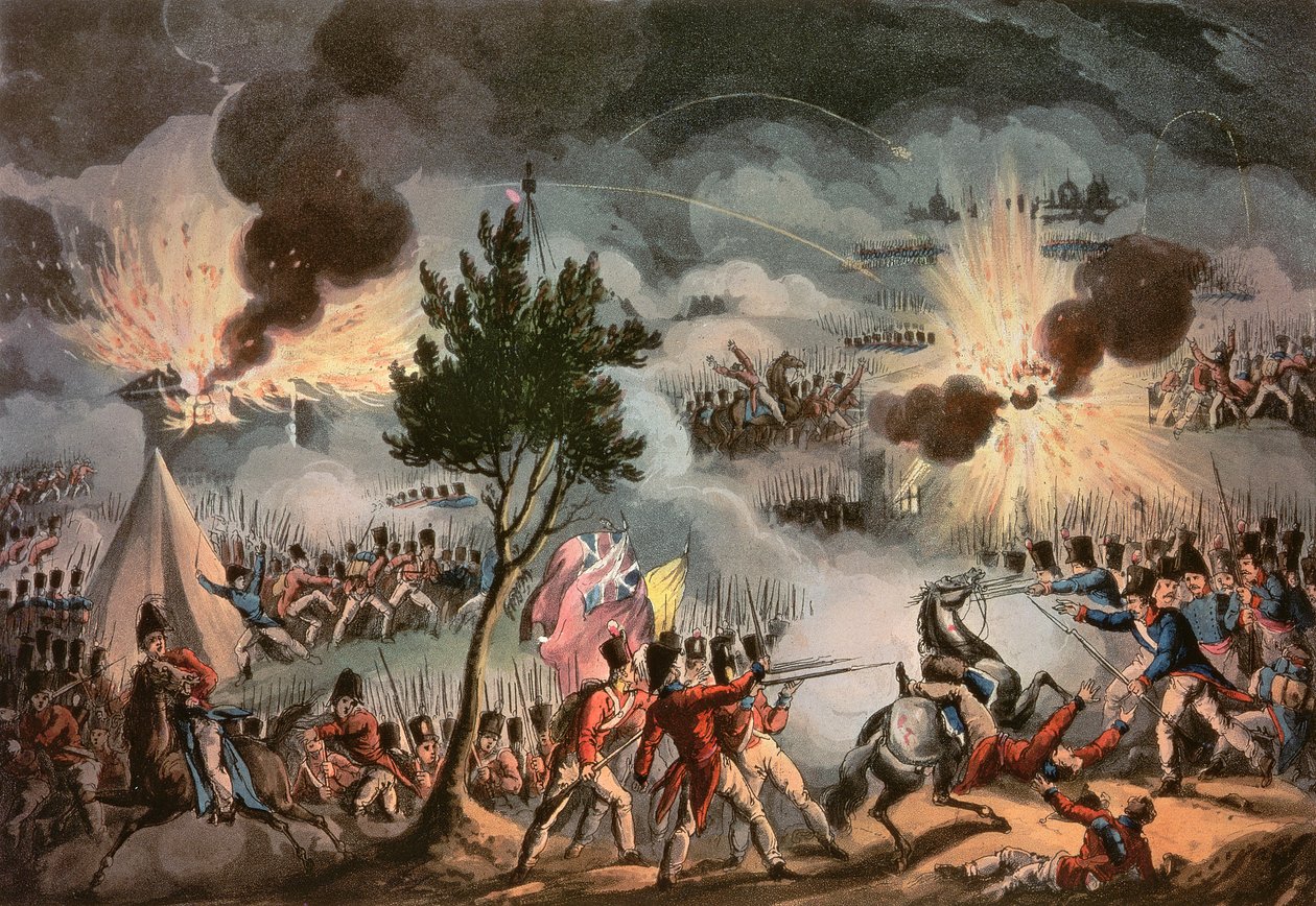 A bayonne-i partraszállás 1814. április 14-én, hajnali három órakor, Thomas Sutherland (sz.1785 körül) metszete. alkotó: William Heath