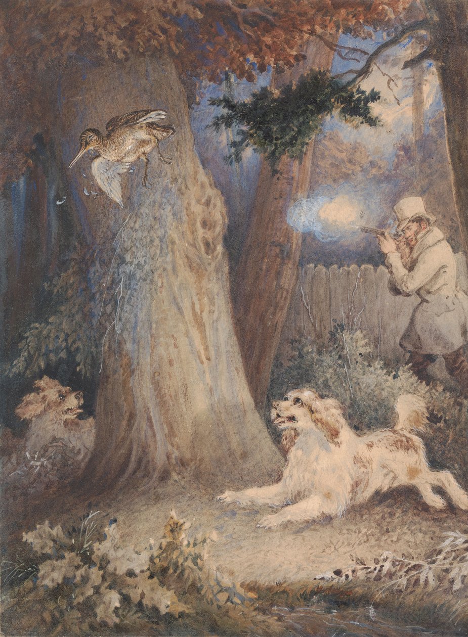 Erdei szalonka vadászata alkotó: William Heath