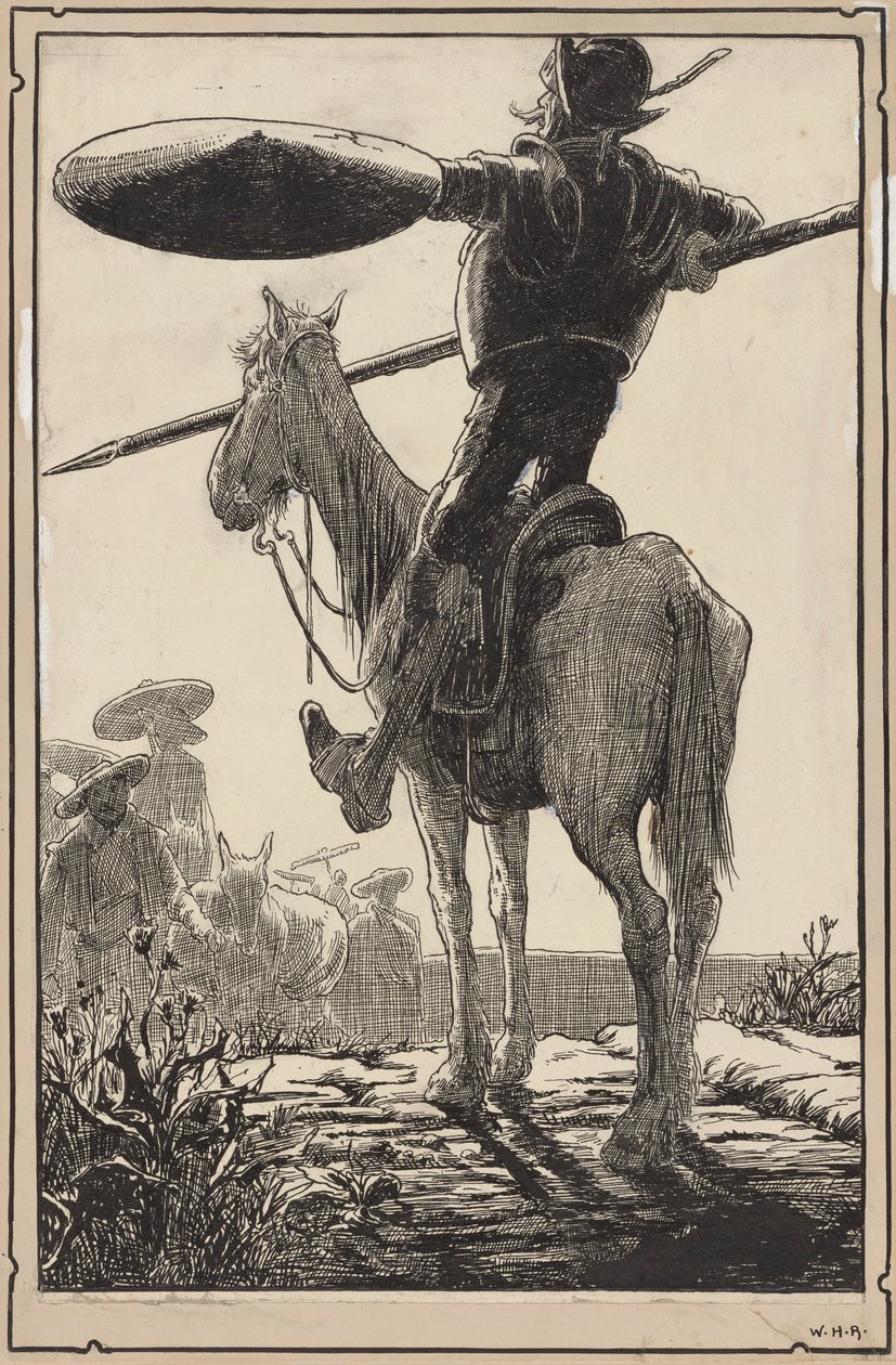 Don Quijote alkotó: William Heath Robinson