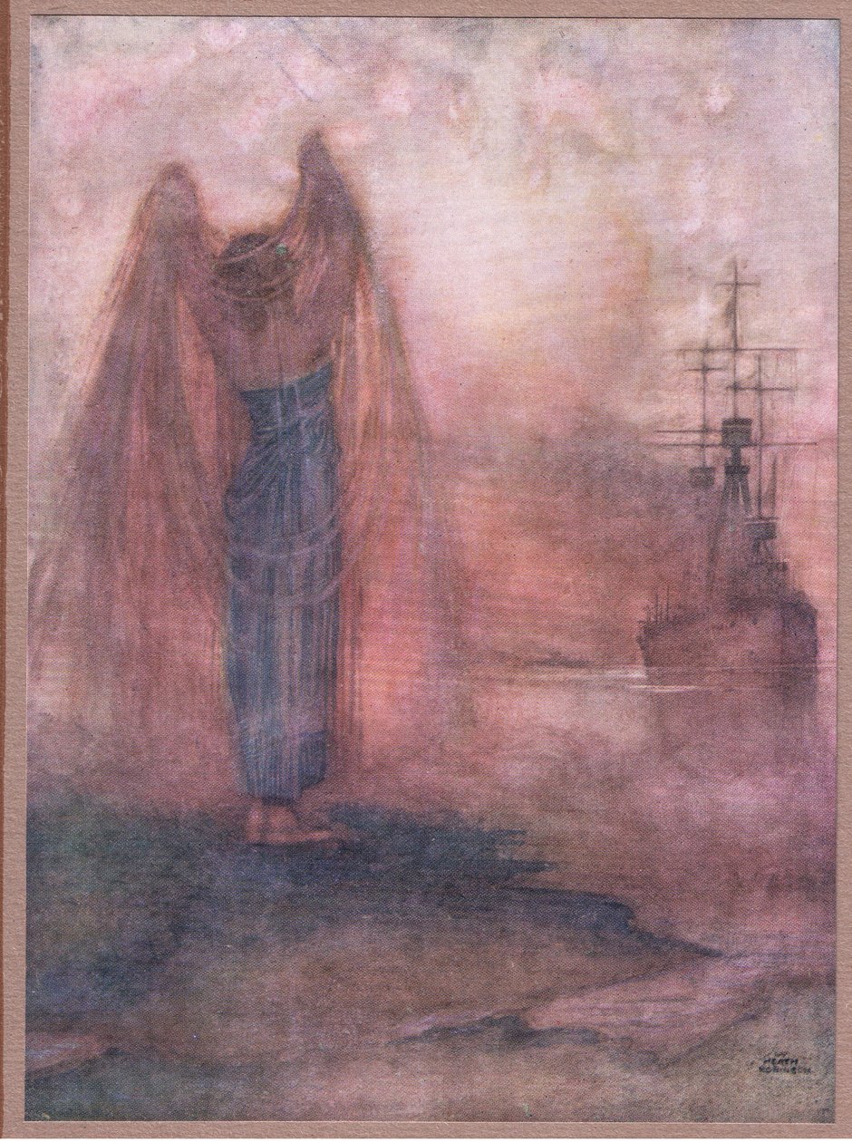 Halifax. A ködbe terjesztették elő őrző ökereim alkotó: William Heath Robinson