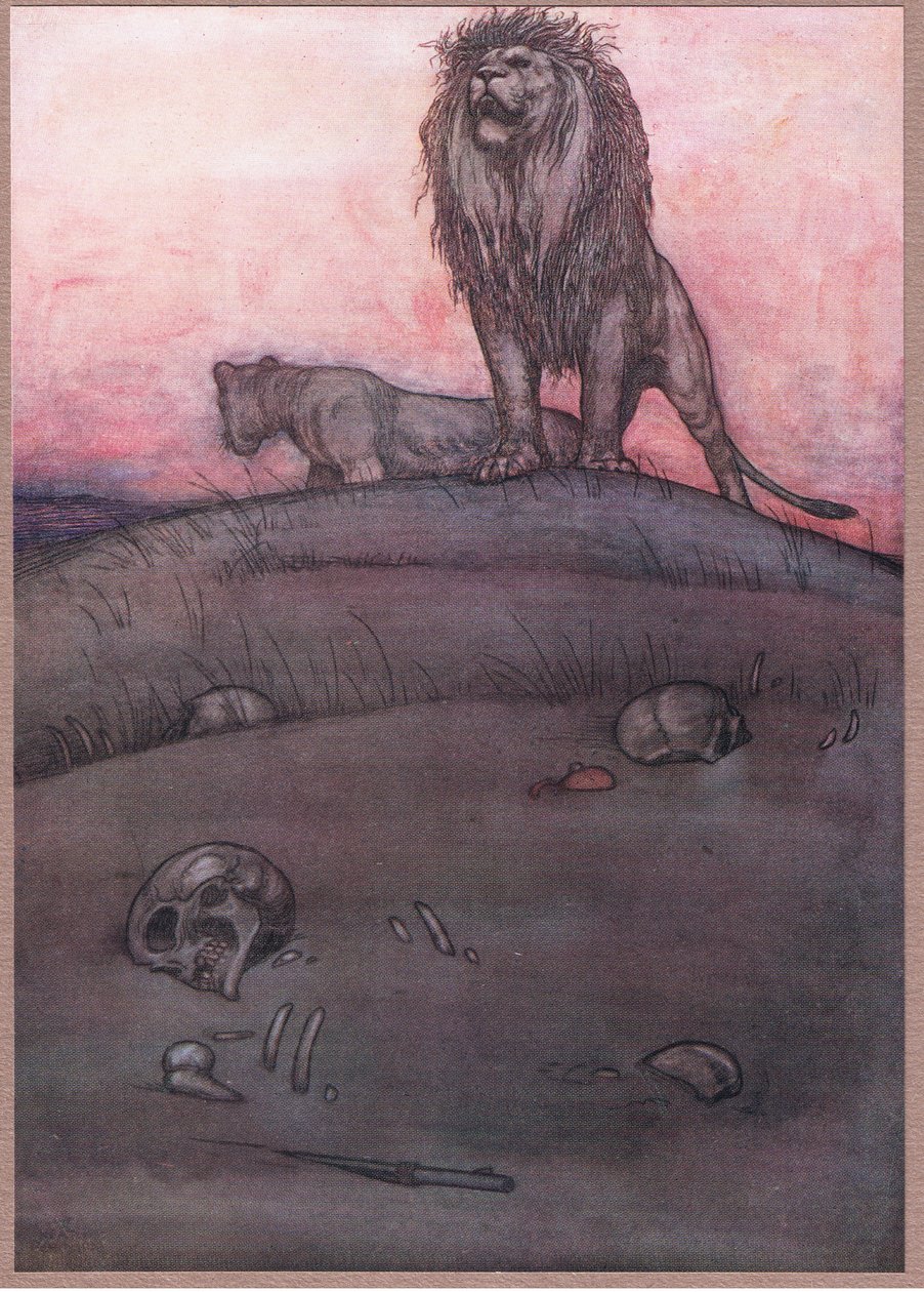 A homok sodrásán - a bársonyoldalon alkotó: William Heath Robinson