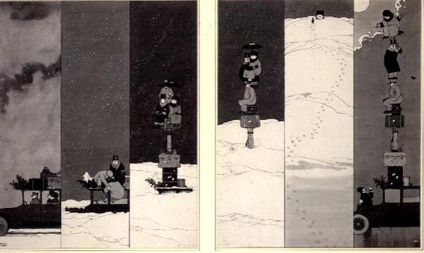 The Thaw, a "Humorist" karácsonyi számból alkotó: William Heath Robinson