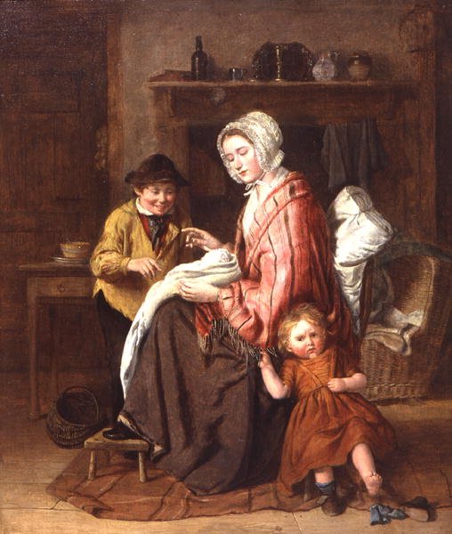 Már nem a baba! 1860 körül (olaj, vászon) alkotó: William Hemsley