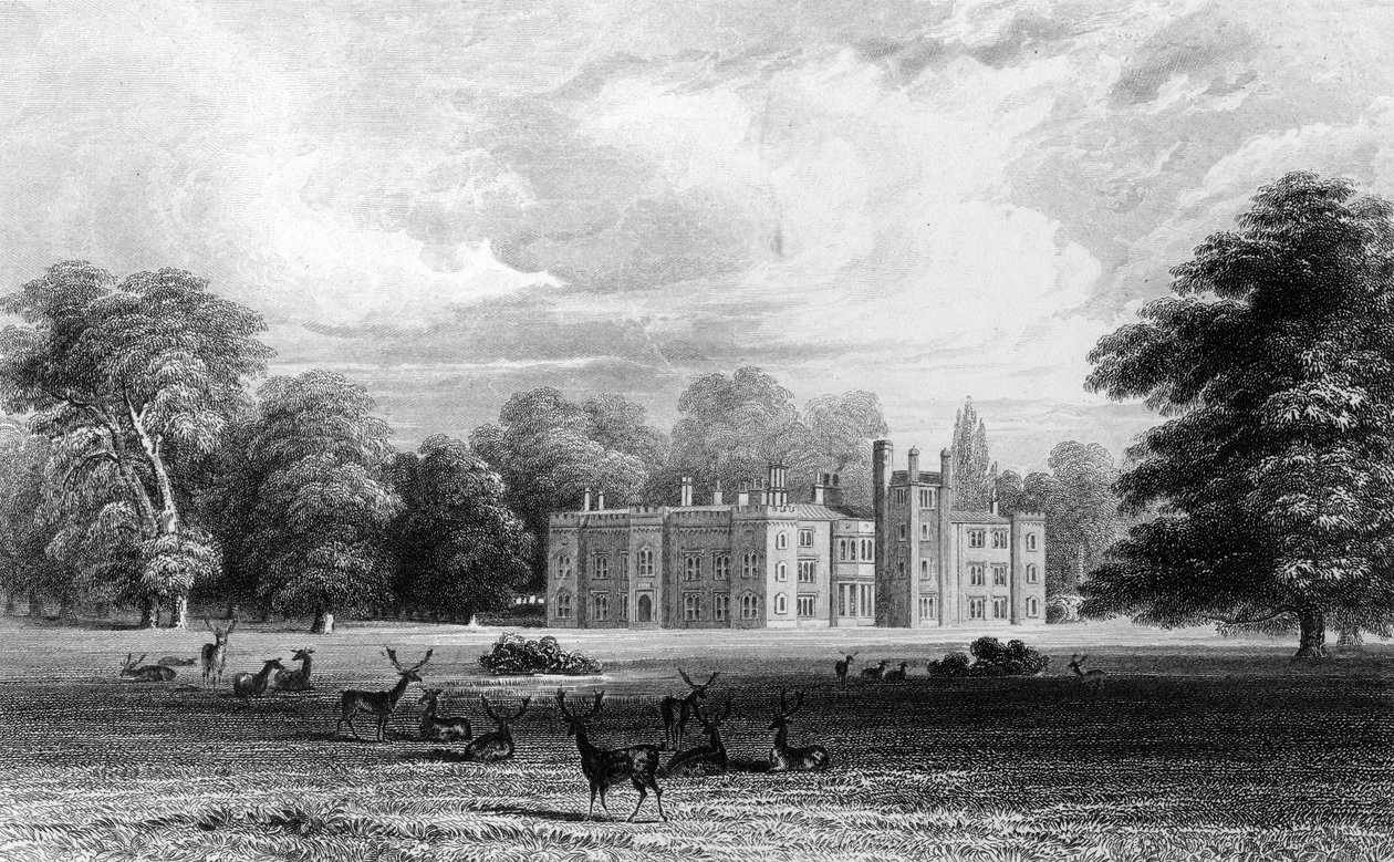 Bell House, Aveley, Essex, metszett John Carr Armytage, 1832 alkotó: William Henry Bartlett