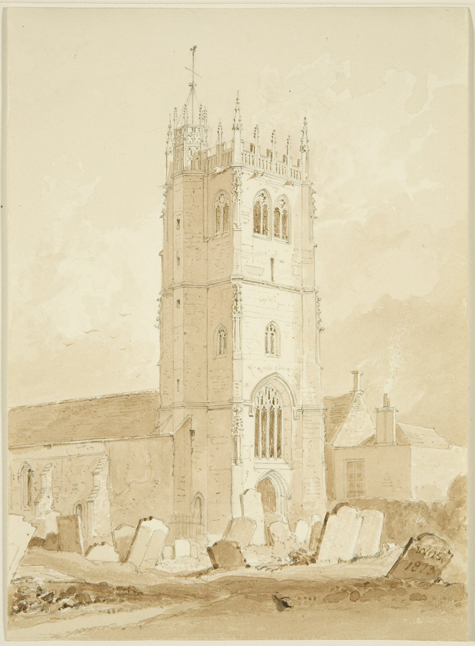 Bitton templom, Gloucestershire alkotó: William Henry Bartlett
