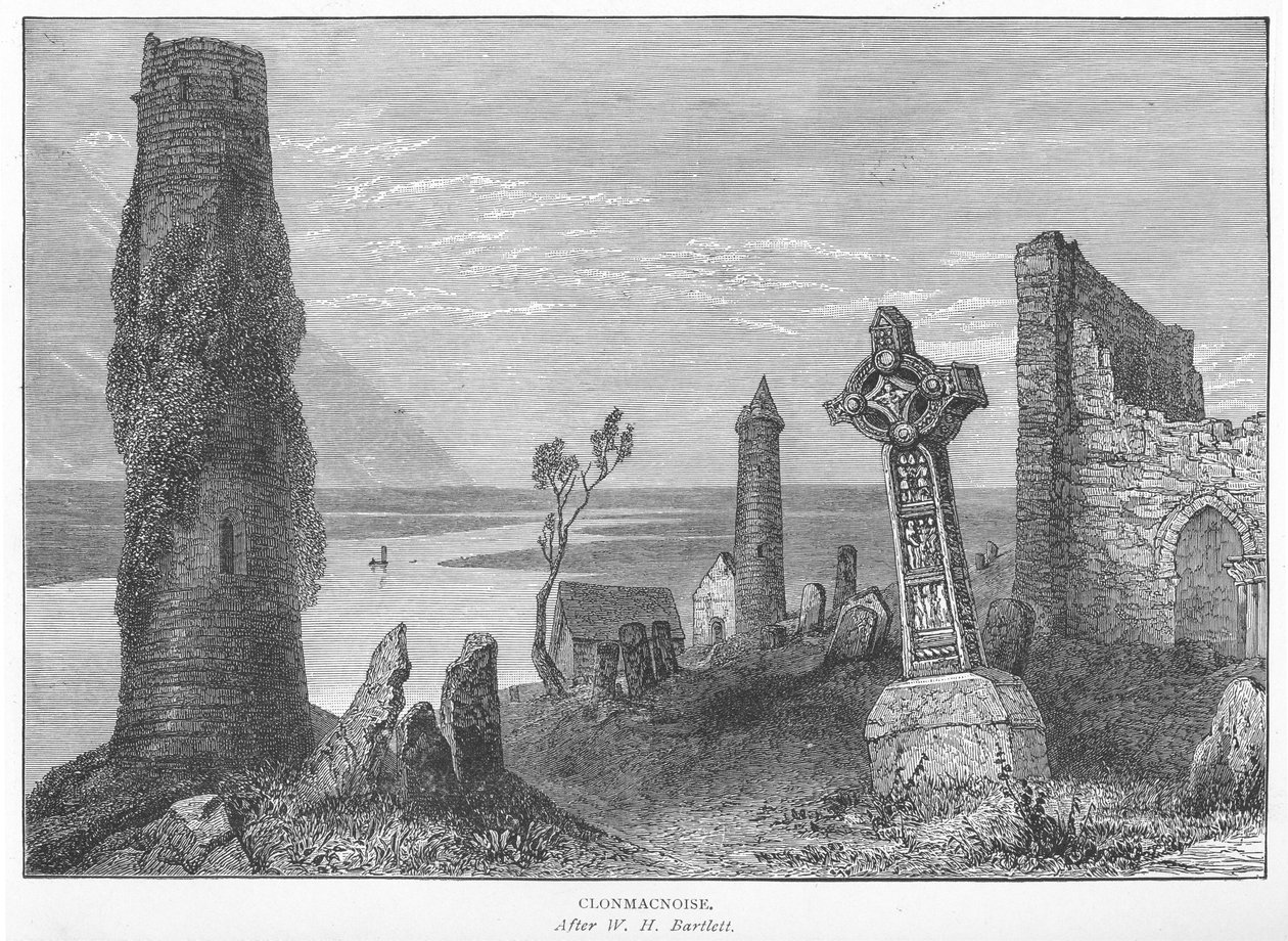 Clonmacnoise alkotó: William Henry Bartlett