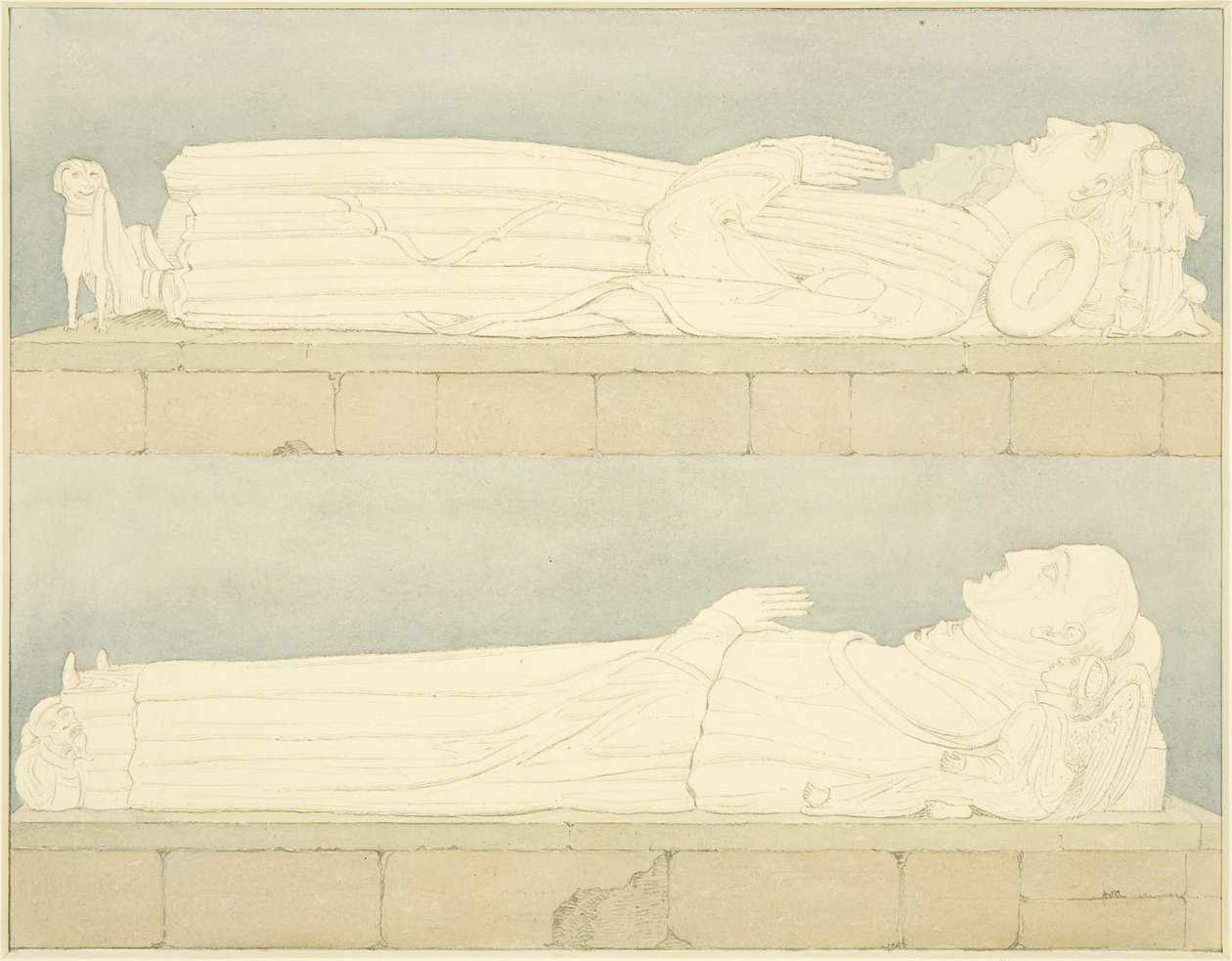 A Canynges képmásai St Mary Redcliffe-ben alkotó: William Henry Bartlett