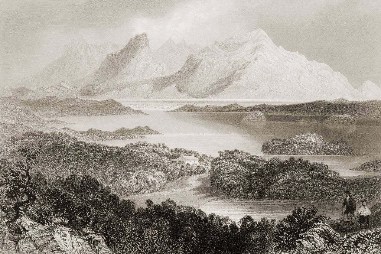 Garromin-tó, Connemara, Galway megye, George Virtue 