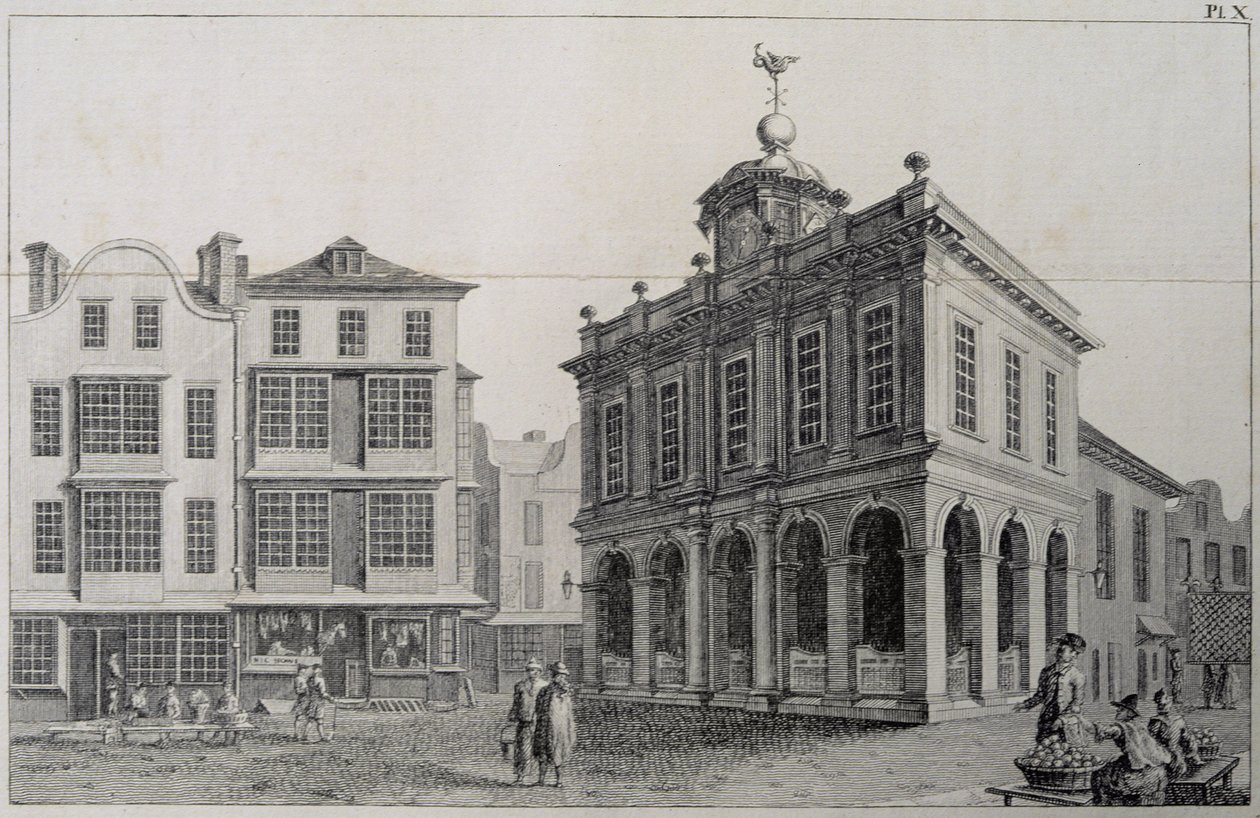 The Exchange, Cork, Írország alkotó: William Henry Bartlett