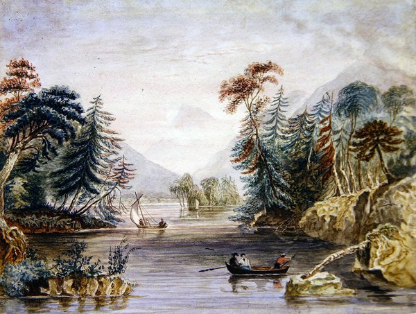 A szűkek (akvarell papíron) alkotó: William Henry Bartlett