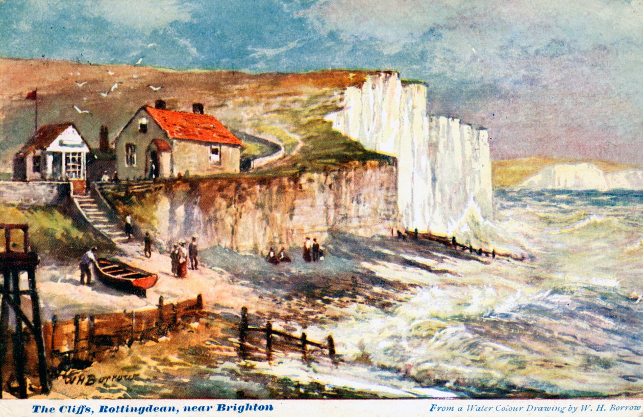 The Cliffs, Rottingdean, Brighton közelében, 1905. alkotó: William Henry Borrow