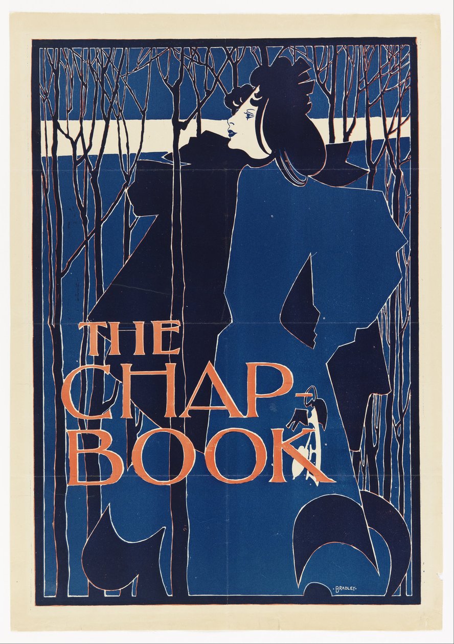 The Blue Lady, a The Chapter-Book plakátja alkotó: William Henry Bradley