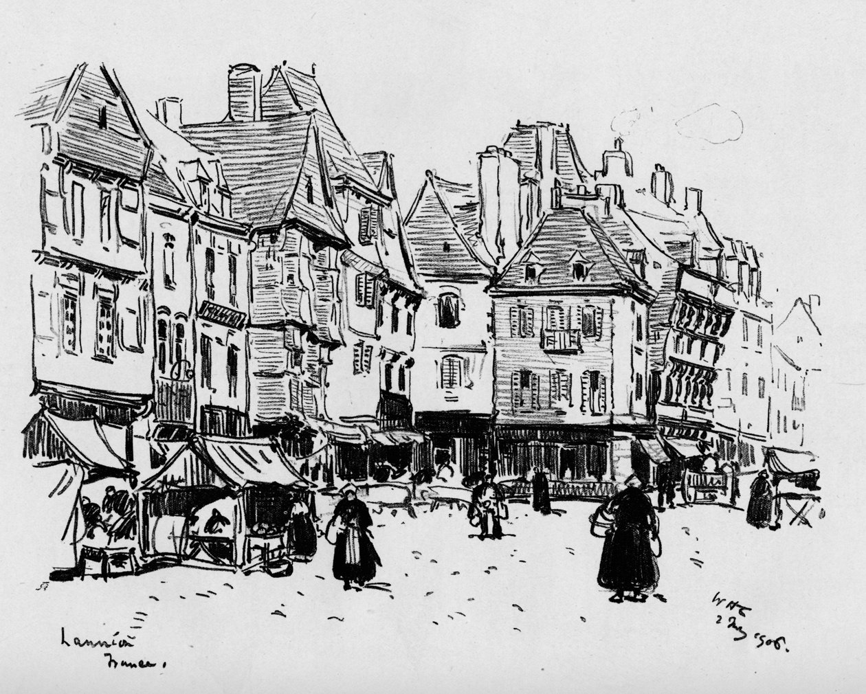 Lannion, 1907 alkotó: William Henry Charlton