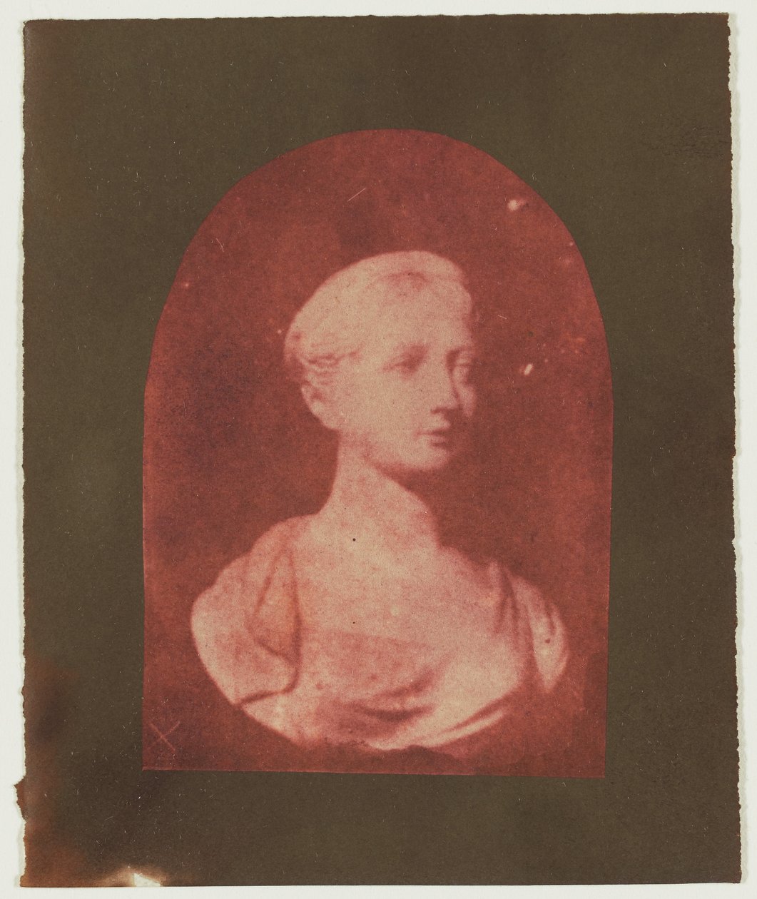 [Büste einer jungen britischen Frau] alkotó: William Henry Fox Talbot