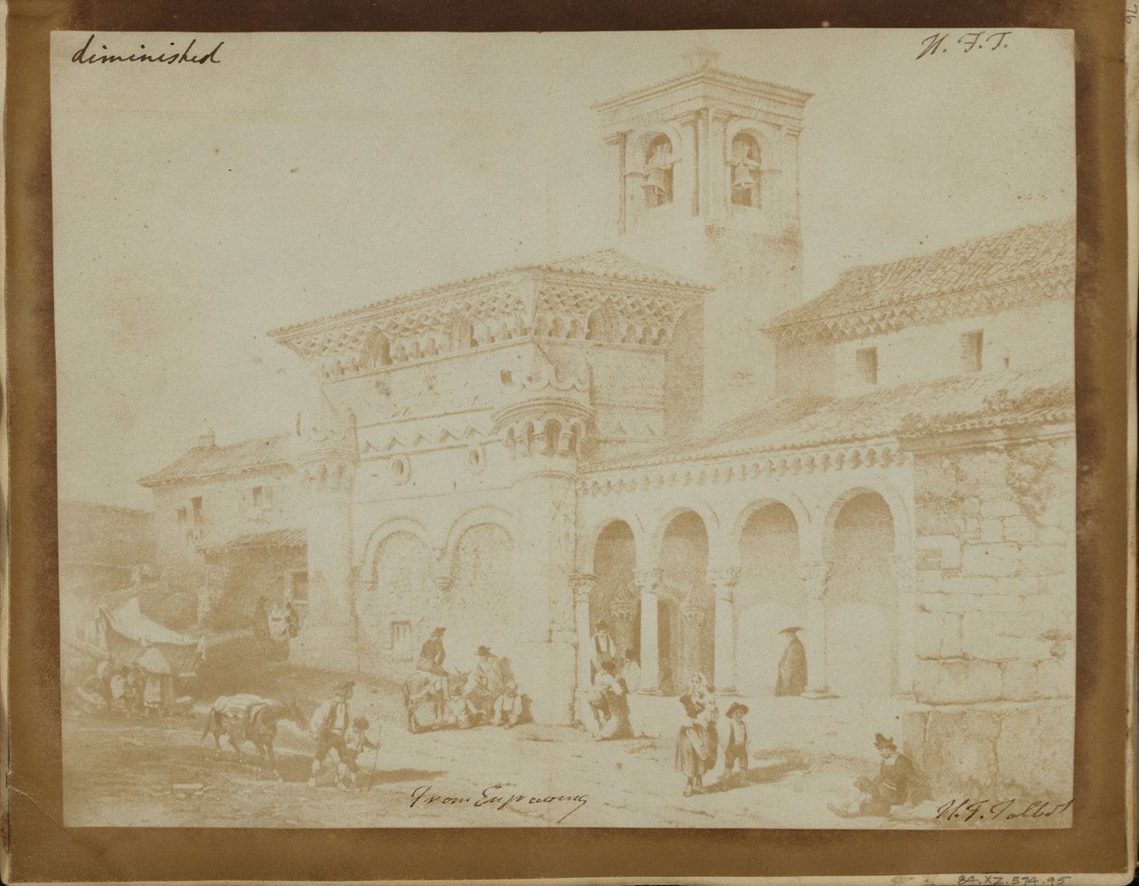 Egy mór templom metszetének kicsinyített másolata alkotó: William Henry Fox Talbot