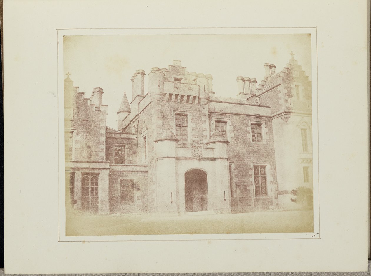 Hall Door, Abbotsford alkotó: William Henry Fox Talbot