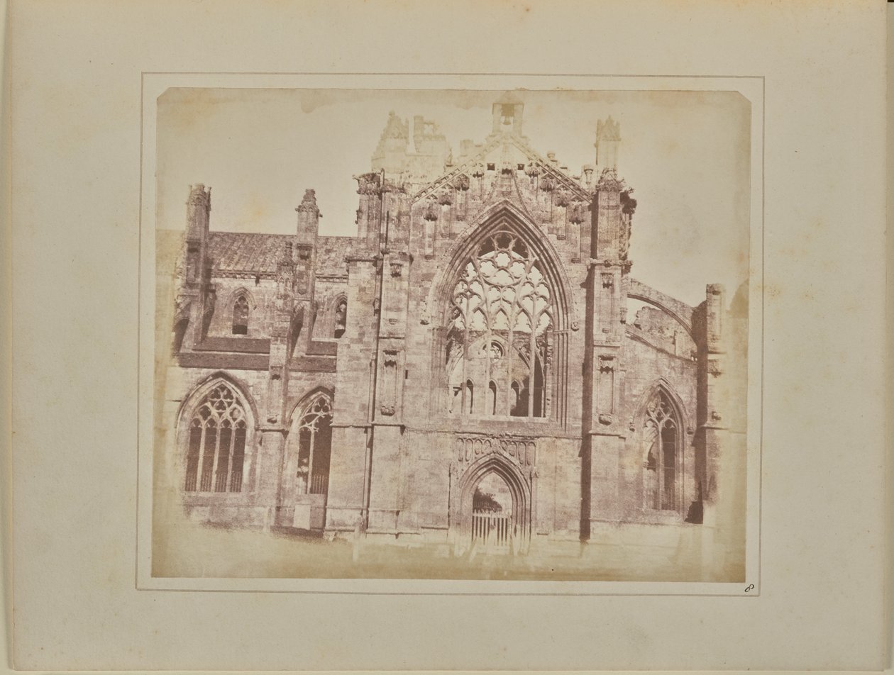 Melrose apátság alkotó: William Henry Fox Talbot