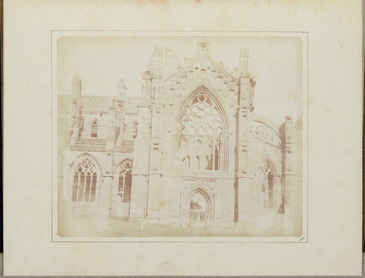 Melrose apátság alkotó: William Henry Fox Talbot