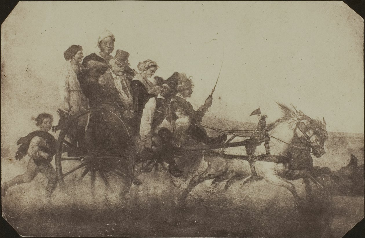 Neapolitan Conveyance – egy festmény másolata a Lacock-apátságban alkotó: William Henry Fox Talbot