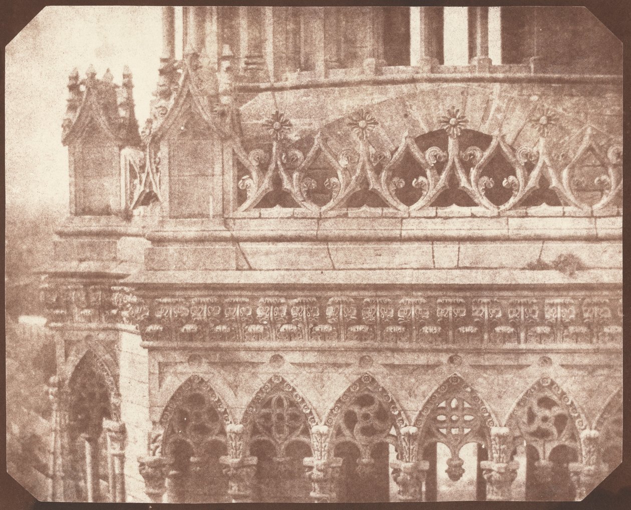 Orléans-i székesegyház,1843 június (fotó) alkotó: William Henry Fox Talbot