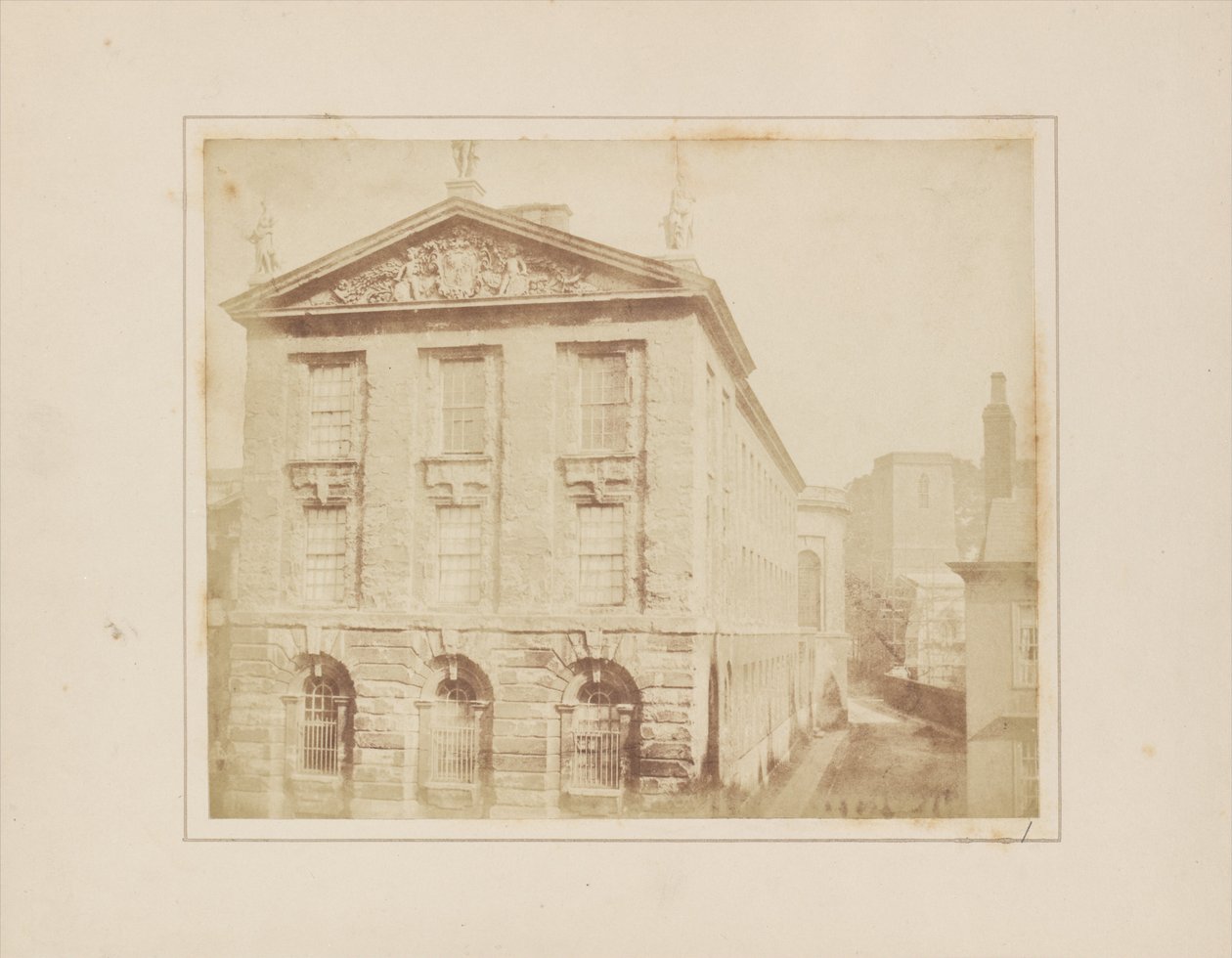 Az oxfordi Queens College egy része alkotó: William Henry Fox Talbot