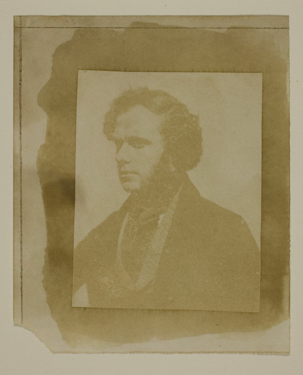Henneman portréja profilban alkotó: William Henry Fox Talbot