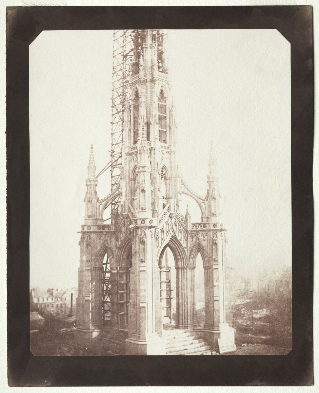 Építés alatt álló Scott-emlékmű alkotó: William Henry Fox Talbot