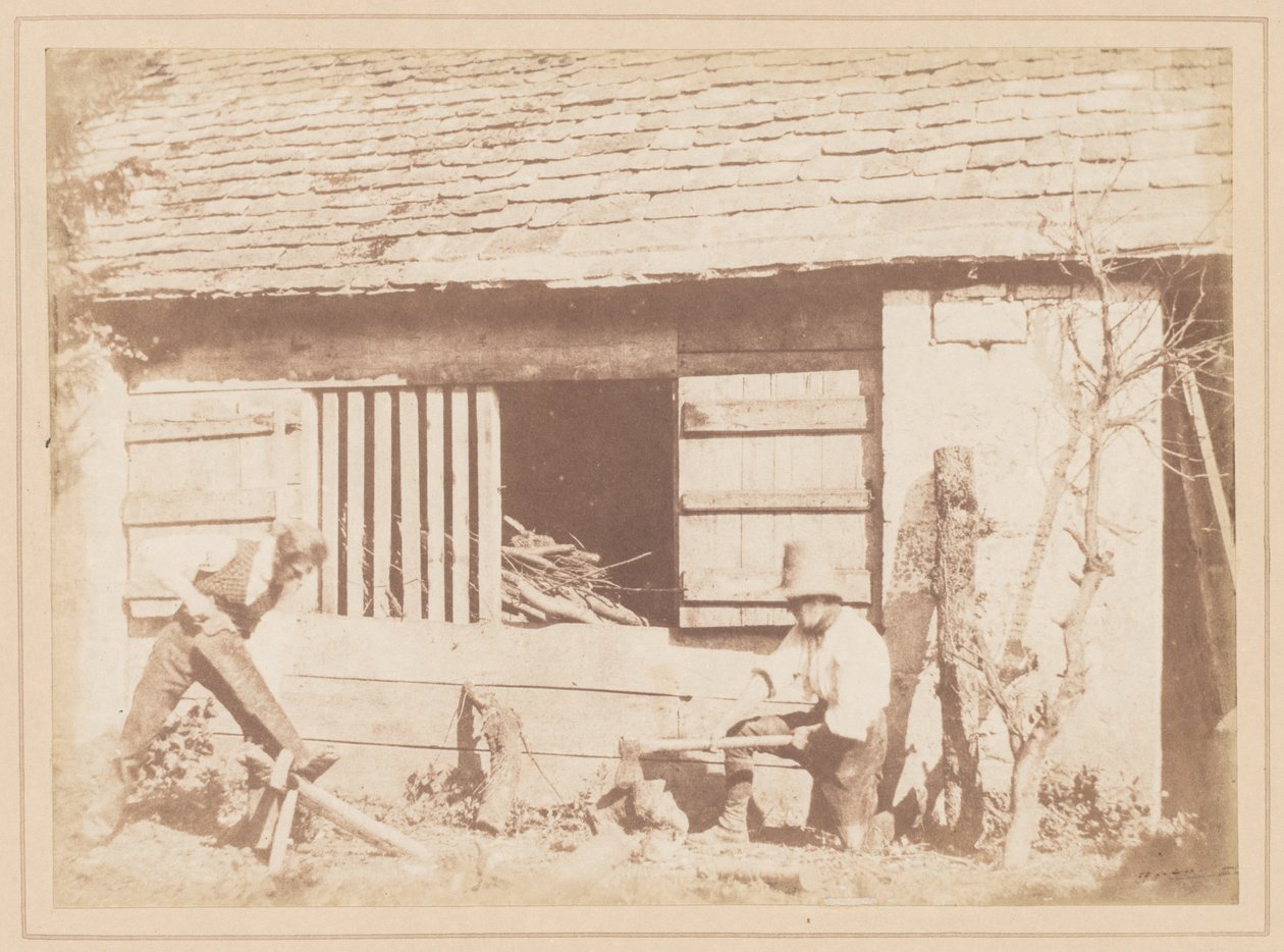 A favágók, 1845. alkotó: William Henry Fox Talbot