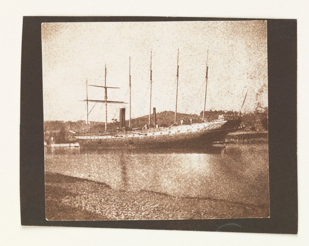 A "Great Britain" utasszállító hajó (1843) a bristoli Brandon Warfnál alkotó: William Henry Fox Talbot