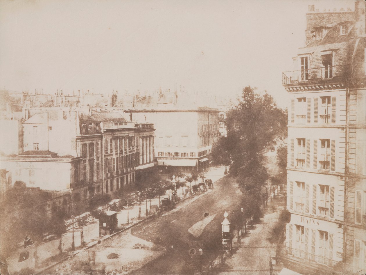 Kilátás a párizsi Boulevards-ra alkotó: William Henry Fox Talbot