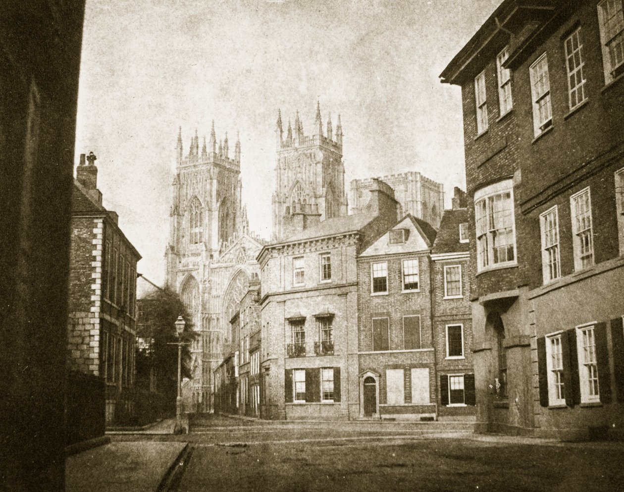 West Front, York Minster, Lendall Street, 1845 alkotó: William Henry Fox Talbot