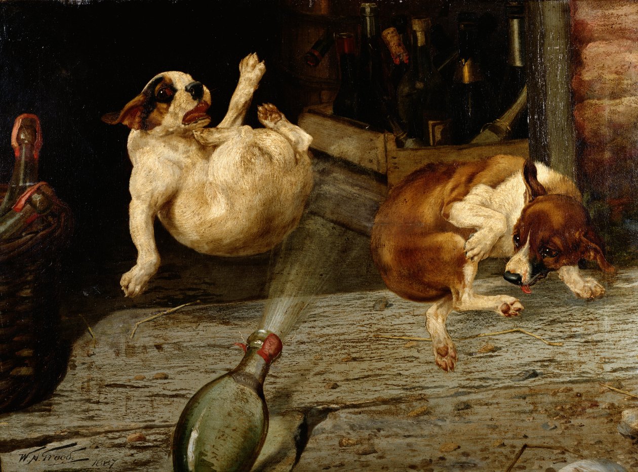 Meglepő eredmény, 1887 (egy a pár közül) alkotó: William Henry Hamilton Trood