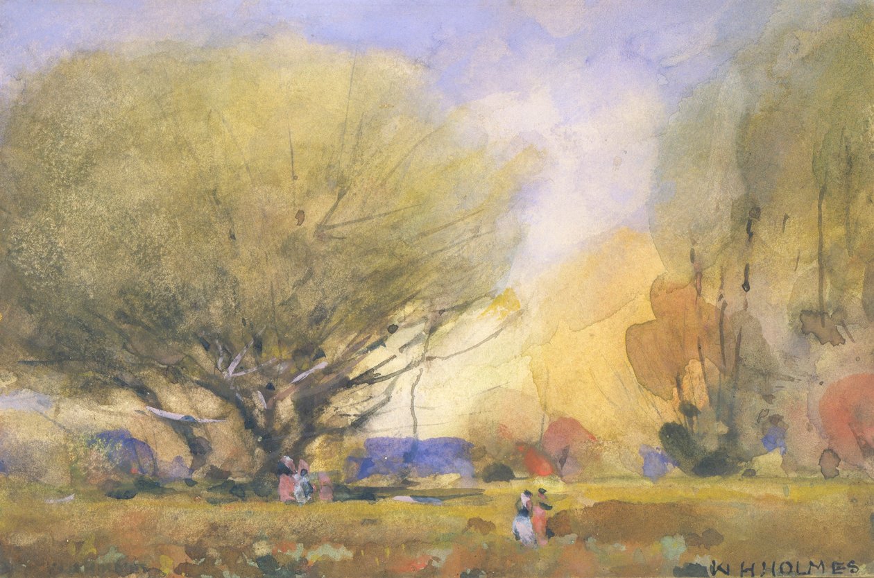 (Nyári jelenet) alkotó: William Henry Holmes