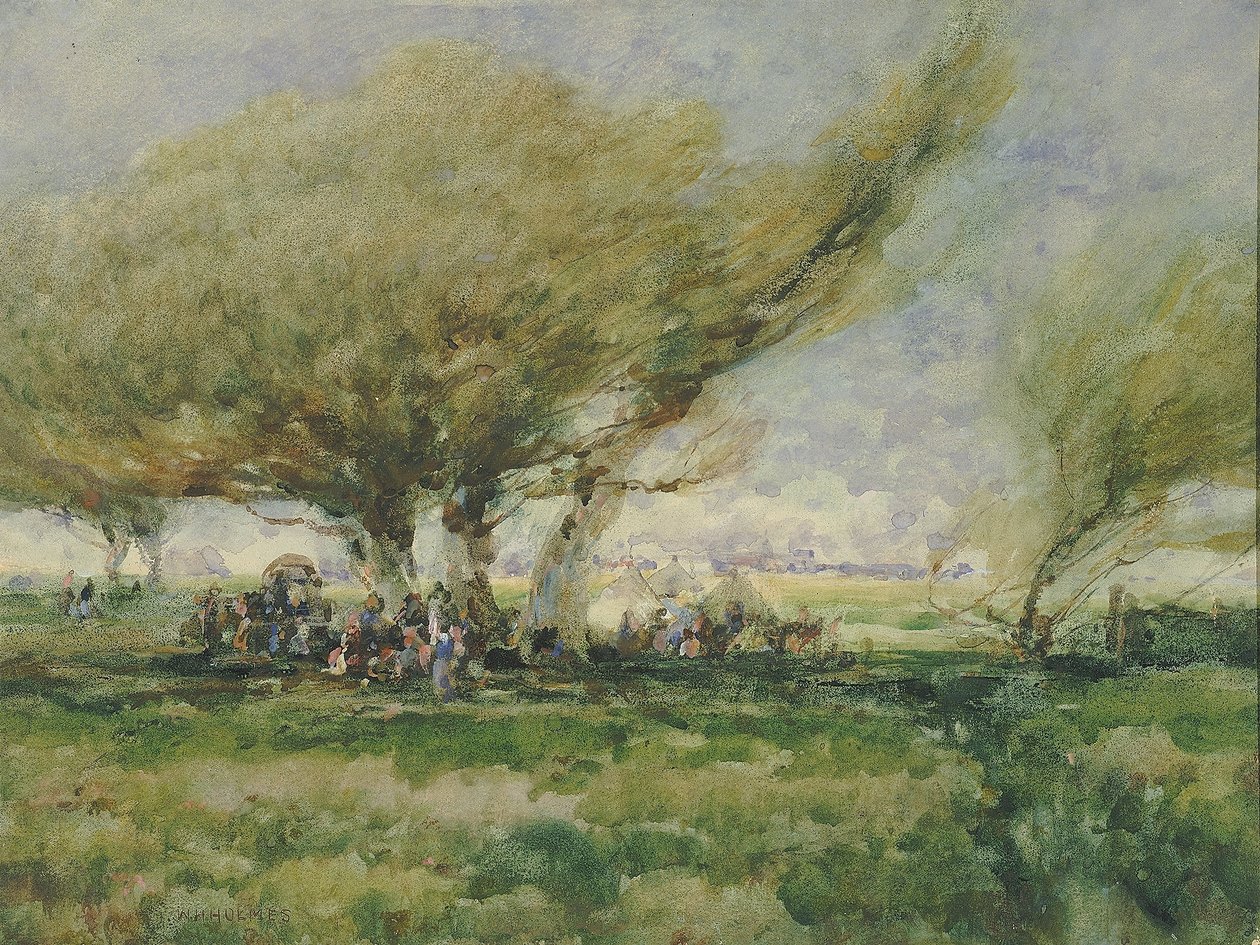 Cigánytábor alkotó: William Henry Holmes