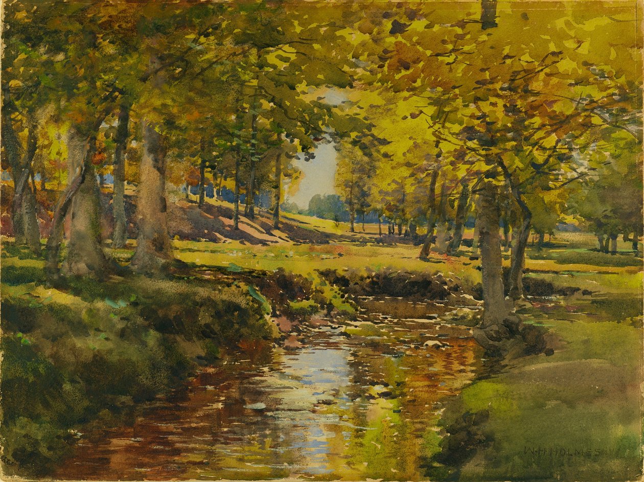 Ősz a rét szélén alkotó: William Henry Holmes
