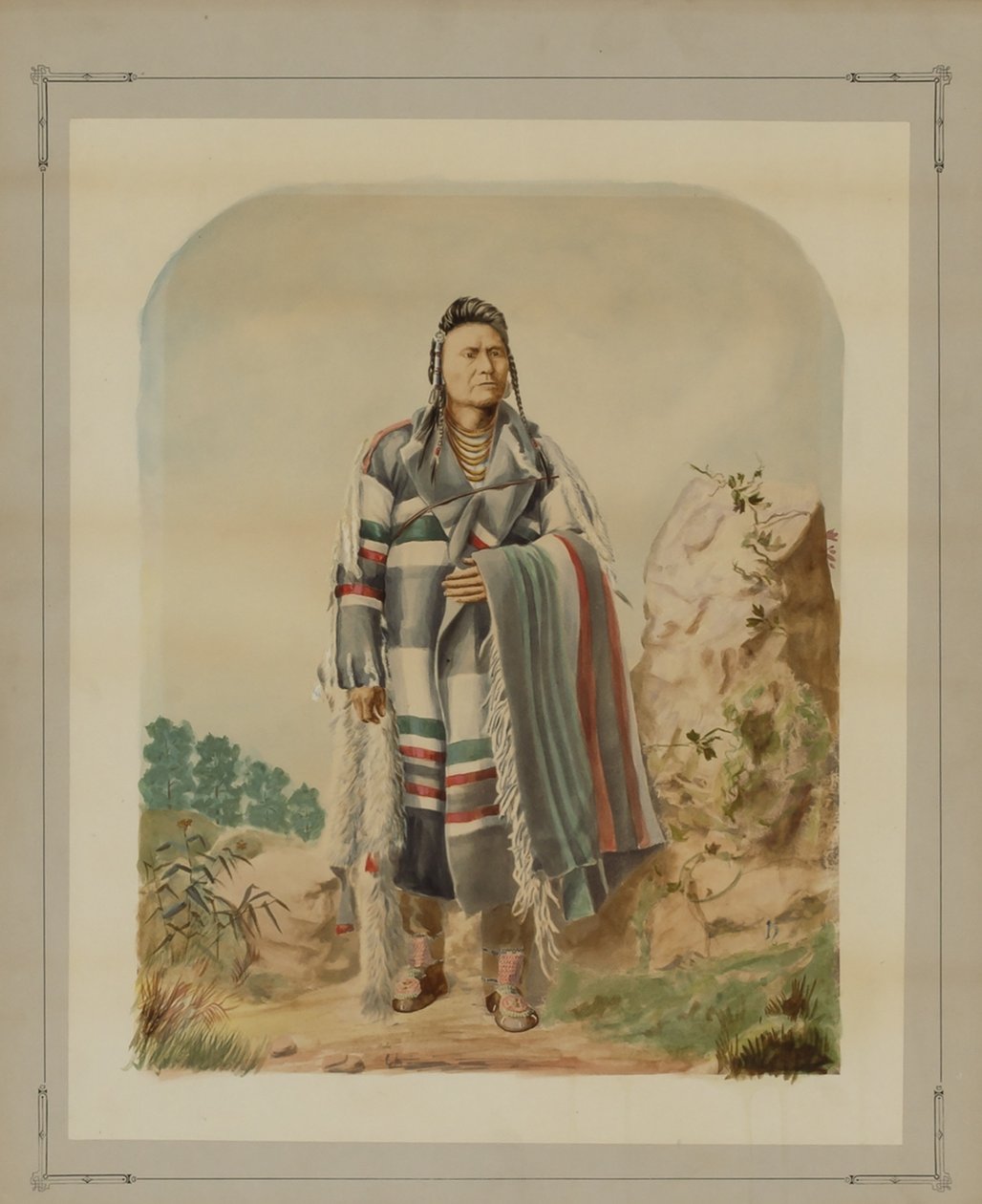 Joseph főnök a Nez Perce törzsből alkotó: William Henry Holmes