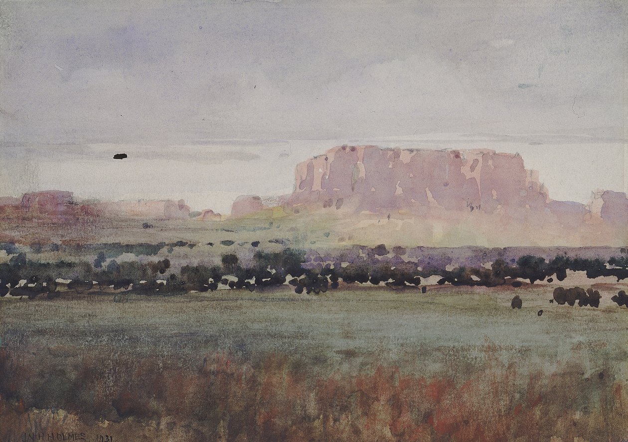 A Plateau Countryban, Colorado, 1931. alkotó: William Henry Holmes