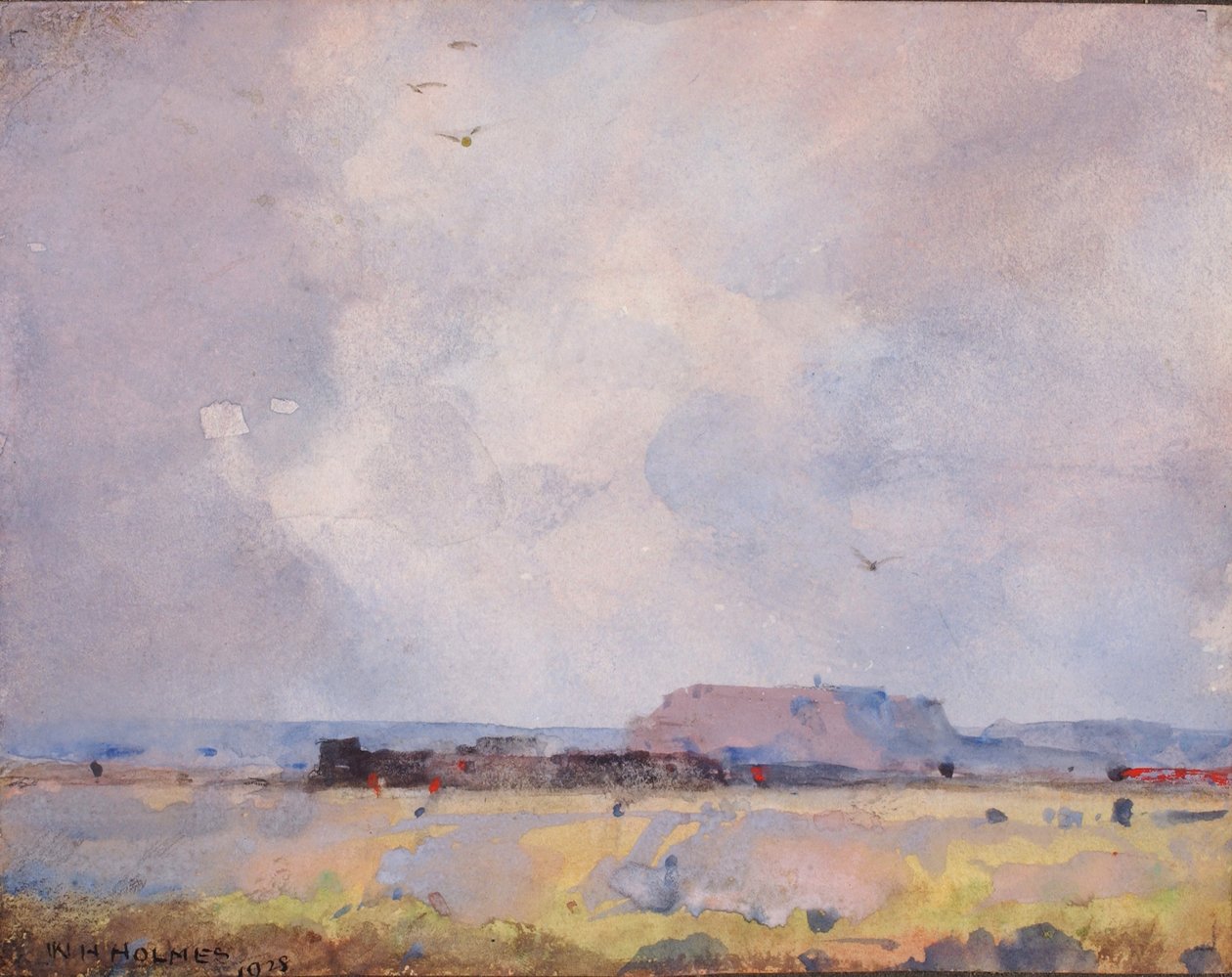 A fennsíkvidéken, egy lakott pueblóval alkotó: William Henry Holmes