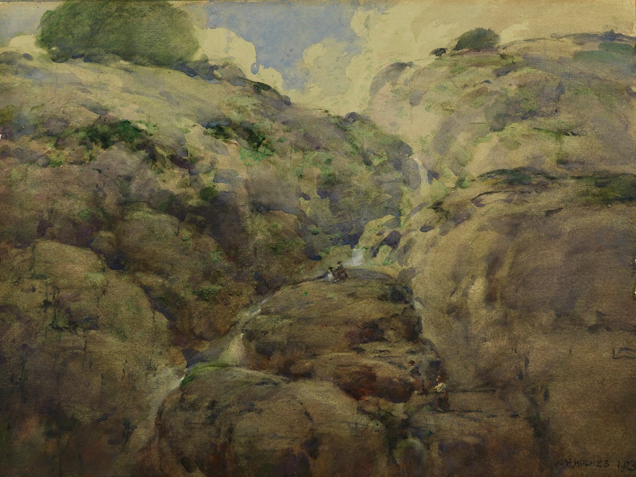 Mountain Gorge, Colorado, 1923. alkotó: William Henry Holmes
